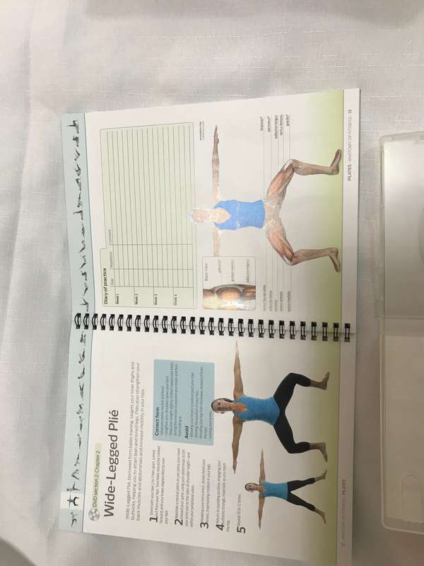 Anatomy of Fitness Pilates Book & DVD in box