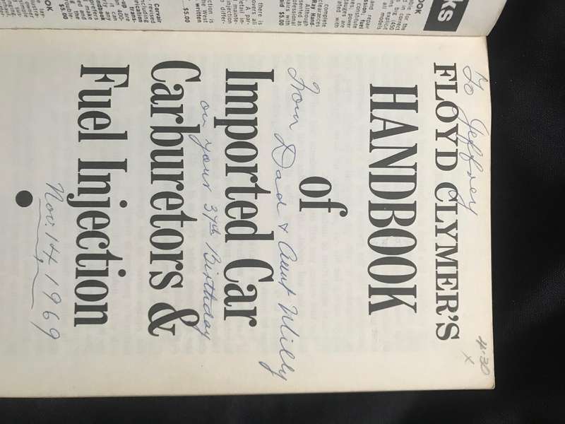 Floyd Clymer's Handbook of Imported Car Carburetors and Fuel Injection