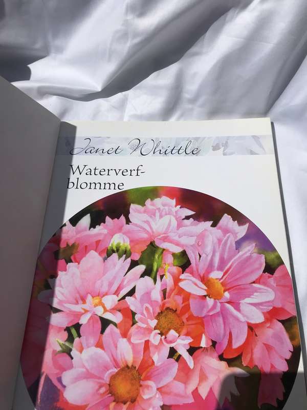 Waterverfblomme Janet Whittle