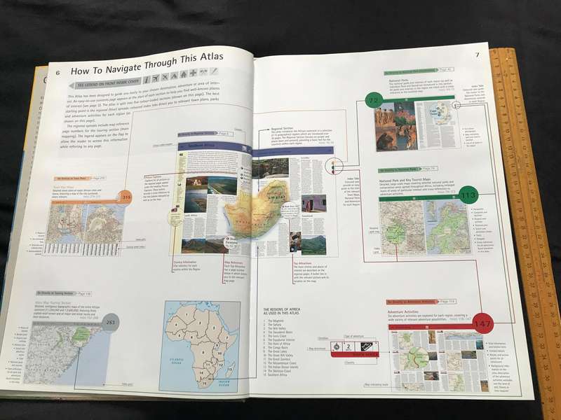Africa Adventure Atlas hardcover 336 pages