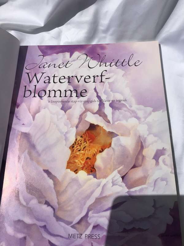 Waterverfblomme Janet Whittle