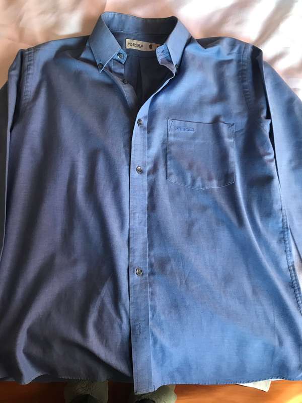 Pringle of Scotland Shirt Blue long sleeve Medium