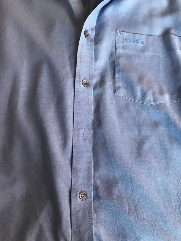 Pringle of Scotland Shirt Blue long sleeve Medium