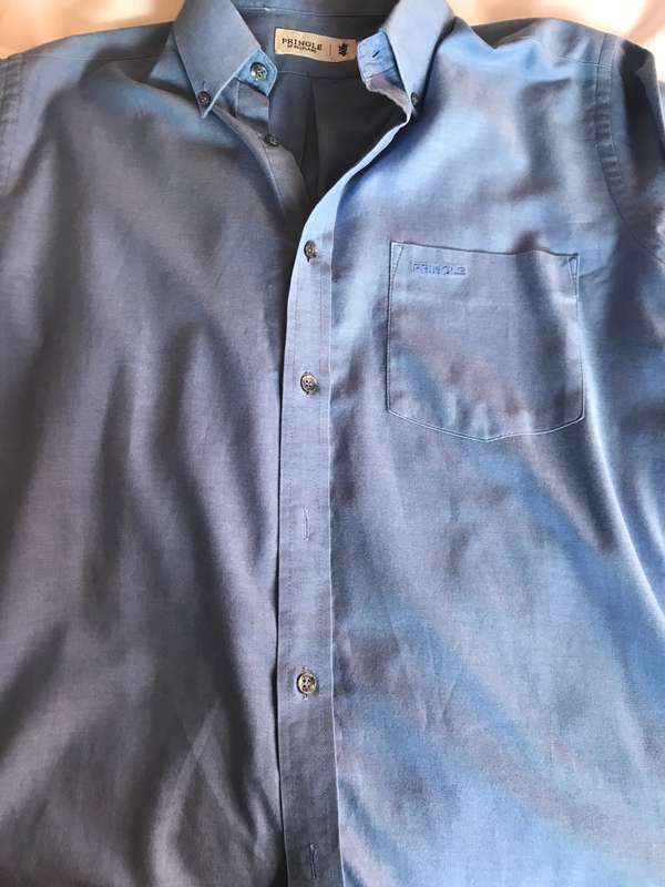 Pringle of Scotland Shirt Blue long sleeve Medium