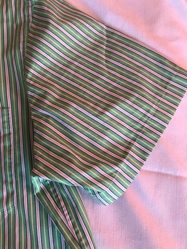 Supersport XL green stripe shirt