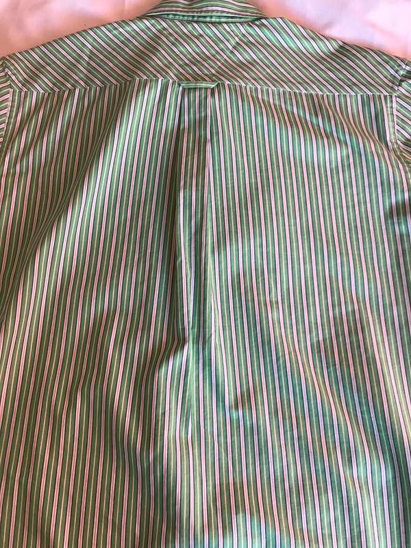 Supersport XL green stripe shirt