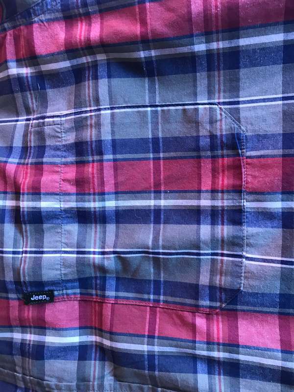 Jeep 4XL green check Shirt