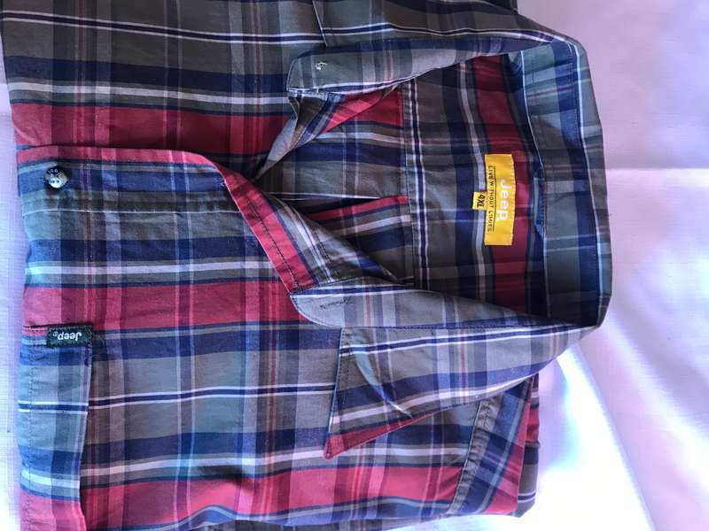 Jeep 4XL green check Shirt