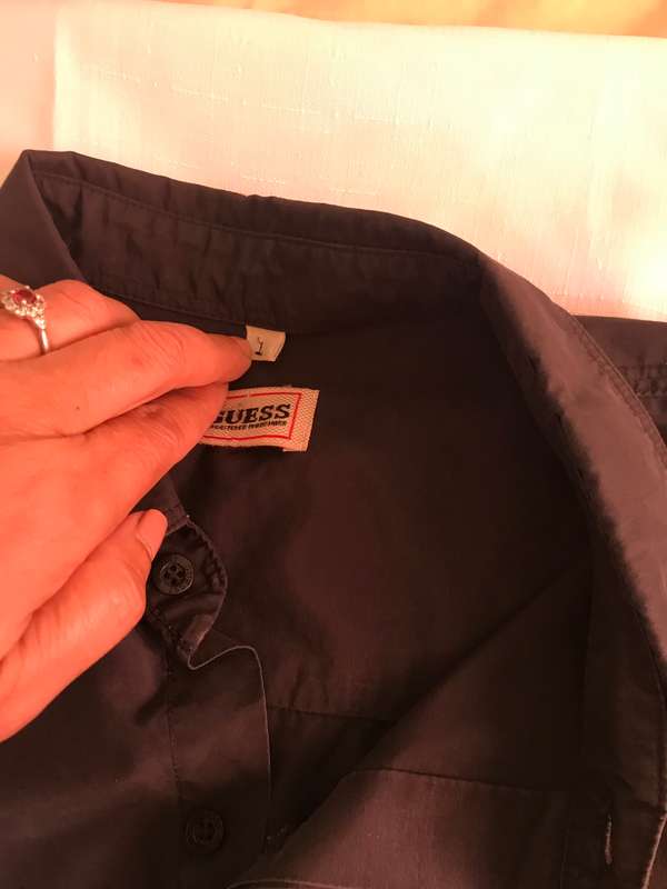 Guess shirt black large