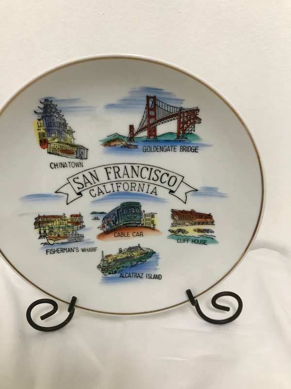 San Francisco California Collector  Souvenir Plate