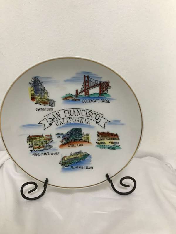 San Francisco California Collector  Souvenir Plate