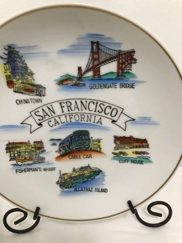 San Francisco California Collector  Souvenir Plate