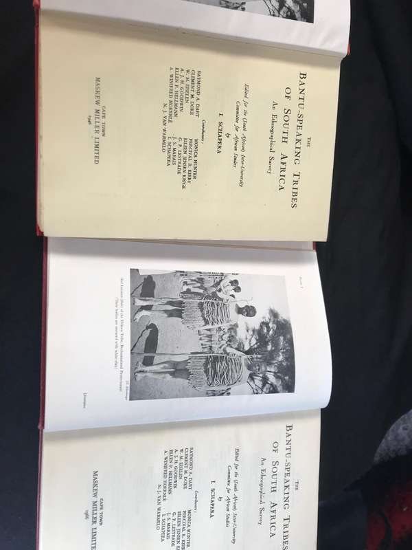 Bantu-Speaking Tribes of South-Africa An Ethnographical Survey 1946 & 1966