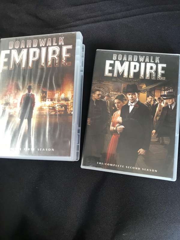 BOARDWALK EMPIRE-COMPLETE 1ST SEASON and SECOND SEASON 10  DVDs