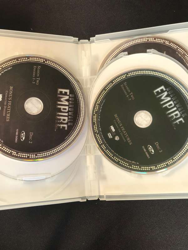 BOARDWALK EMPIRE-COMPLETE 1ST SEASON and SECOND SEASON 10  DVDs