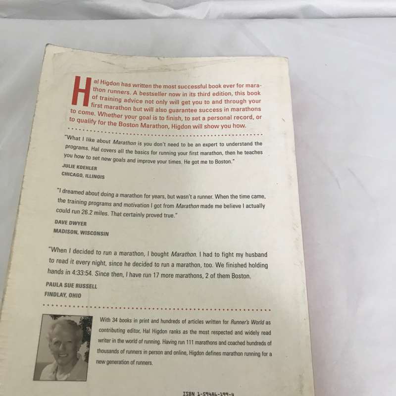 Marathon: The Ultimate Training Guide By Hal Higdon