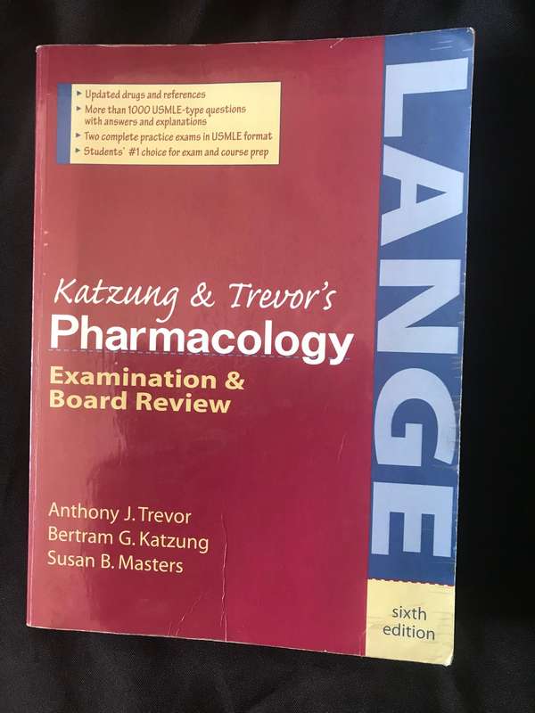 Katzung's Pharmacology: Examination and Board Review 6th edition