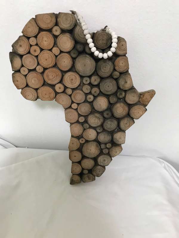Wooden wall sculpture Africa