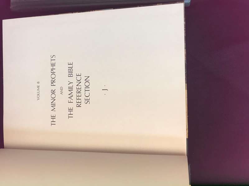 Illustrated Family Encyclopedia of The Living Bible Volume 8 & 9 & 10  1967