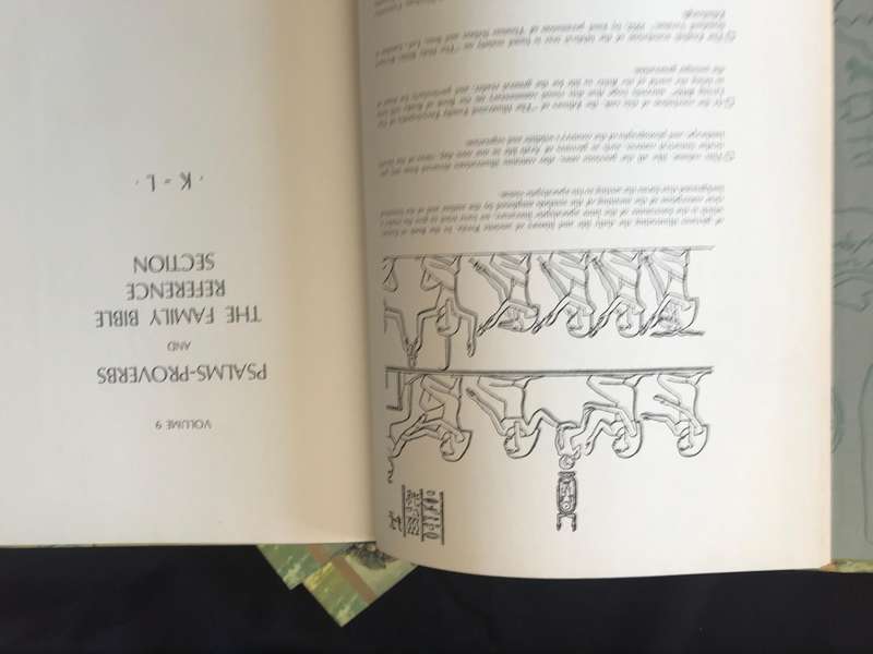 Illustrated Family Encyclopedia of The Living Bible Volume 8 & 9 & 10  1967
