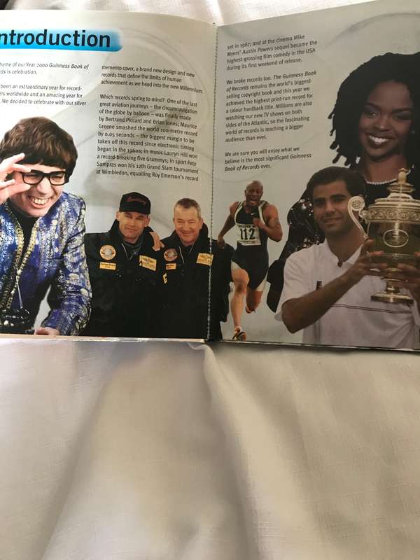 Guinness World Records 2000 Millennium Edition Impressive Embossed Cover