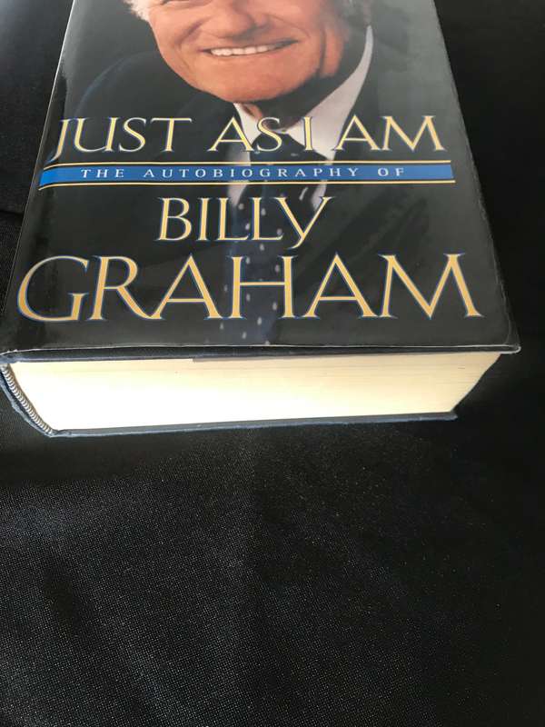 Signed Copy Billy Graham The Holy Spirit Rare find and added bonus Autobiography Just as I am