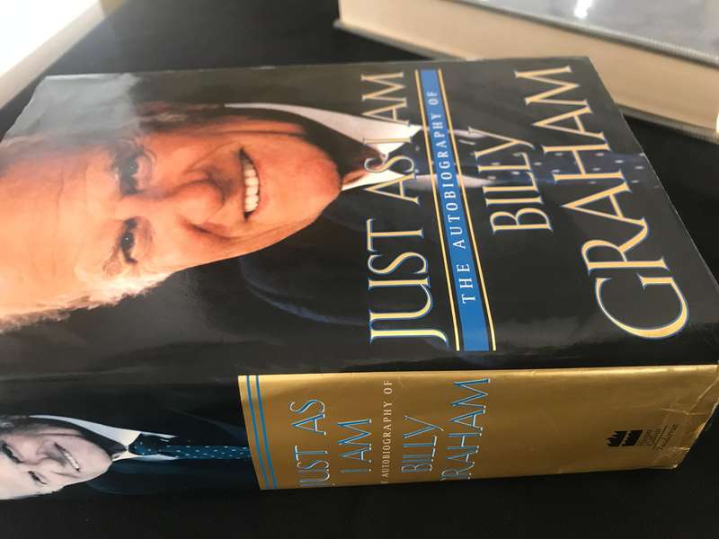 Signed Copy Billy Graham The Holy Spirit Rare find and added bonus Autobiography Just as I am
