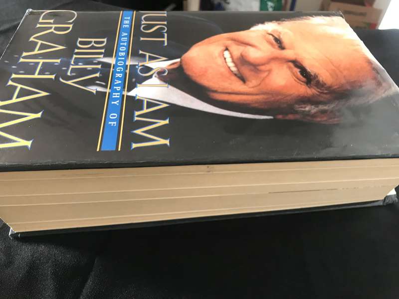 Signed Copy Billy Graham The Holy Spirit Rare find and added bonus Autobiography Just as I am