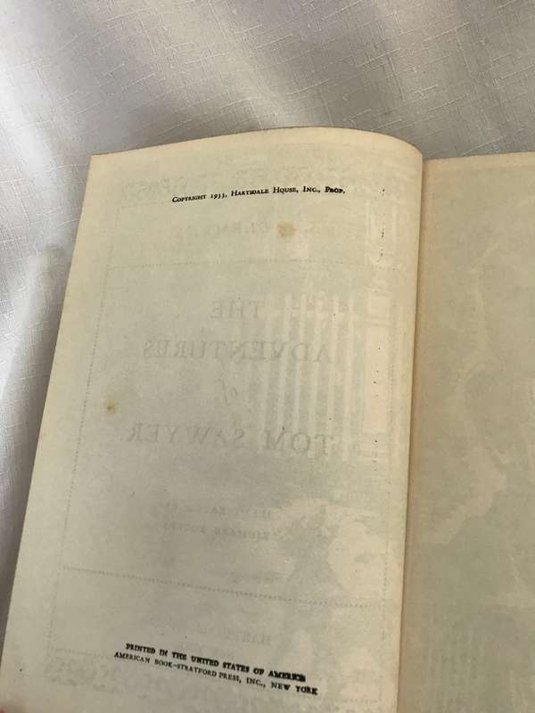 Adventures of Tom Sawyer - Mark Twain - 1933 Illustrated Editions Company - EXCEPTIONAL Illustration