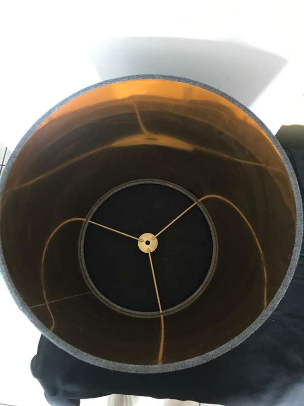 Lamp Shade grey Very good condition
