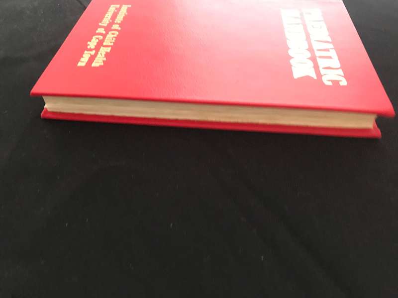Paediatric Handbook Institute of Child Health University of Cape Town 1975