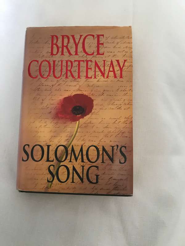 Solomon's Song. Bryce Courtenay hardcover