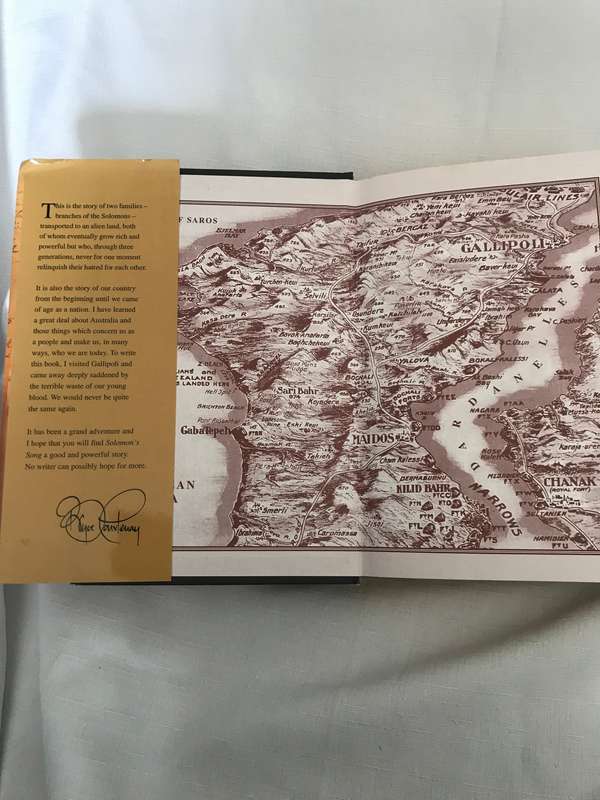 Solomon's Song. Bryce Courtenay hardcover