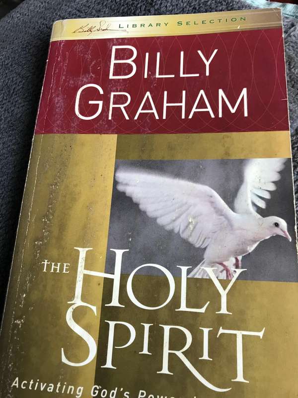 Signed Copy Billy Graham The Holy Spirit Rare find and added bonus Autobiography Just as I am