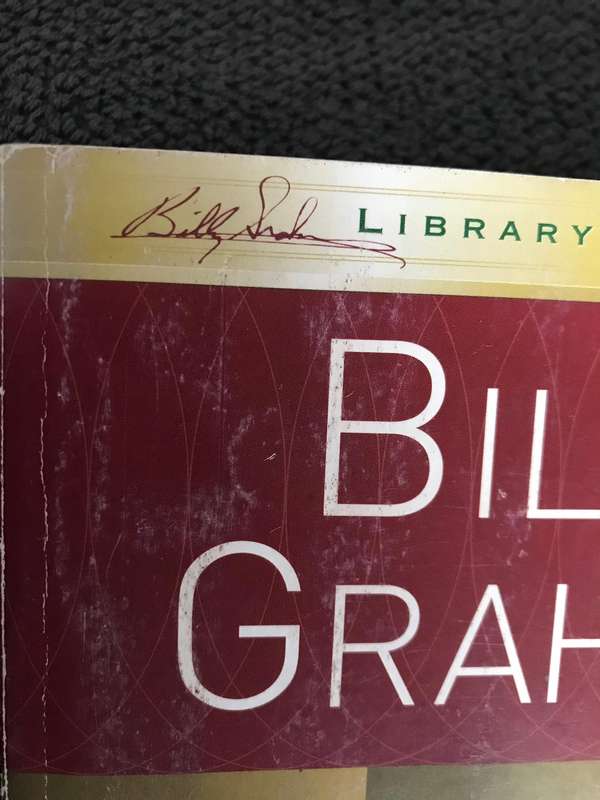 Signed Copy Billy Graham The Holy Spirit Rare find and added bonus Autobiography Just as I am