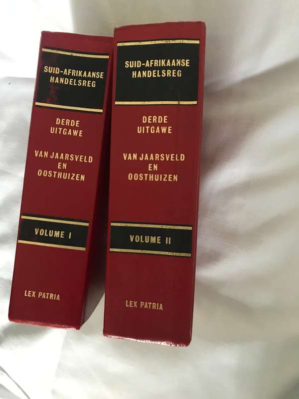 Suid-Afrikaanse handelsreg volume 1 & 2