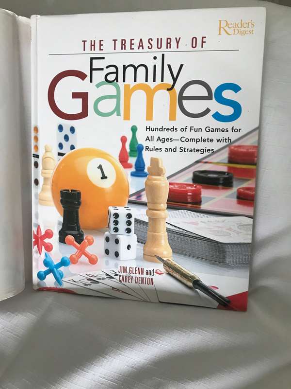 The Treasury of Family Games Hardcover  by Jim Glenn