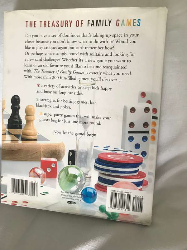 The Treasury of Family Games Hardcover  by Jim Glenn