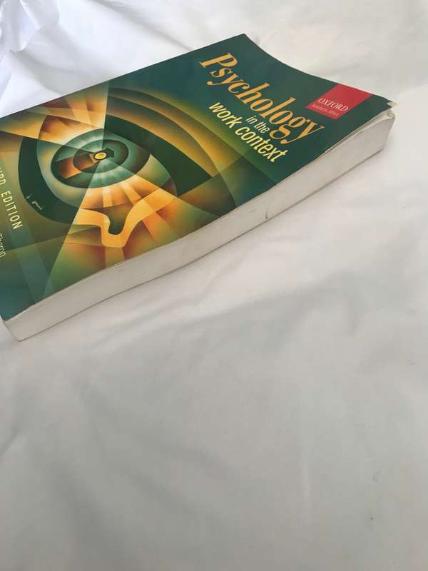 Psychology in the Work Context Third Edition by Ziel Bergh & Antoinette Theron