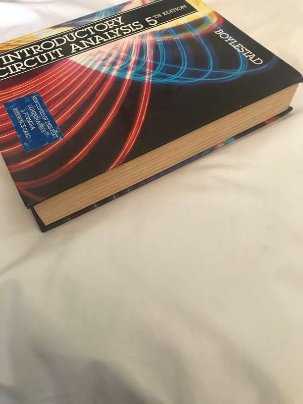 Introductory Circuit Analysis Hard Back Book