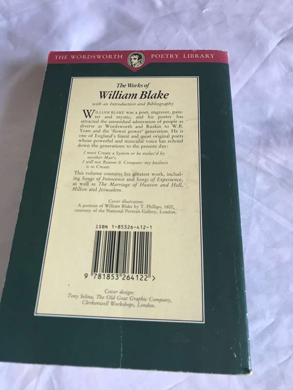 WORKS OF WILLIAM BLAKE (WORDSWORTH POETRY LIBRARY)