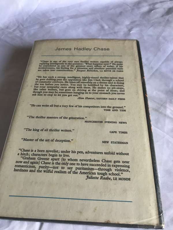 An Ace up my Sleeve by James Hadley Chase Hardback Book 1971