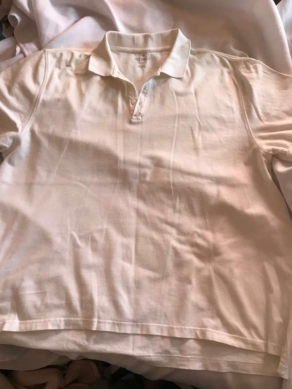 Organic cotton  %  XXXLarge Golfer t shirt White