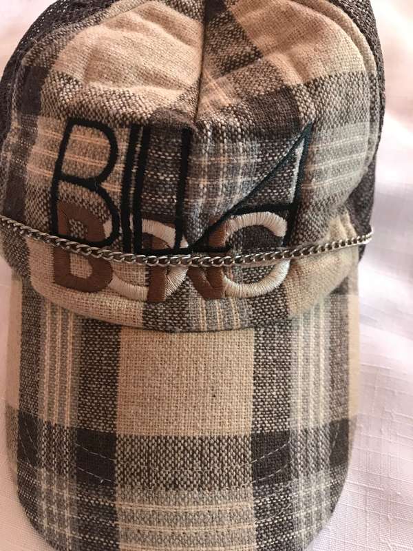 Vintage Billabong Spell Out Plaid Pattern Trucked Hat