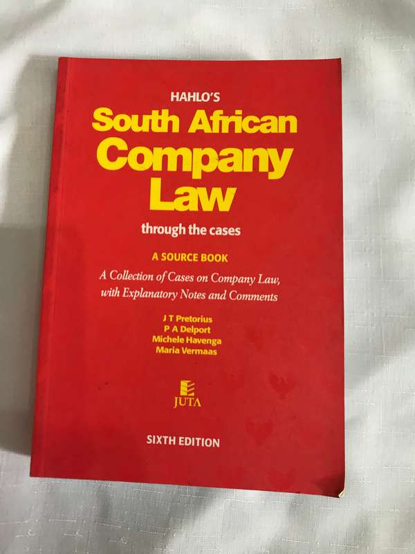 Hahlo's South African Company Law Through the Cases