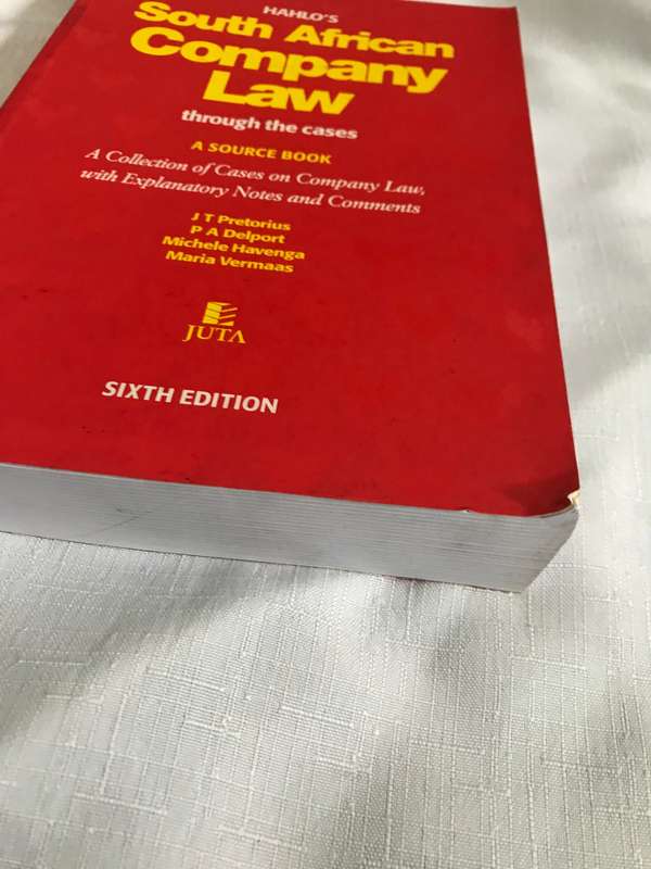 Hahlo's South African Company Law Through the Cases