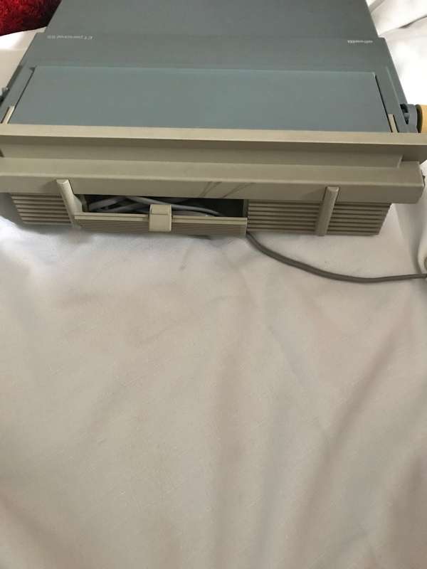 OLIVETTI ET PERSONAL 55 DESIGN BY MARIO BELLINI PORTABLE ELECTRIC TYPEWRITER