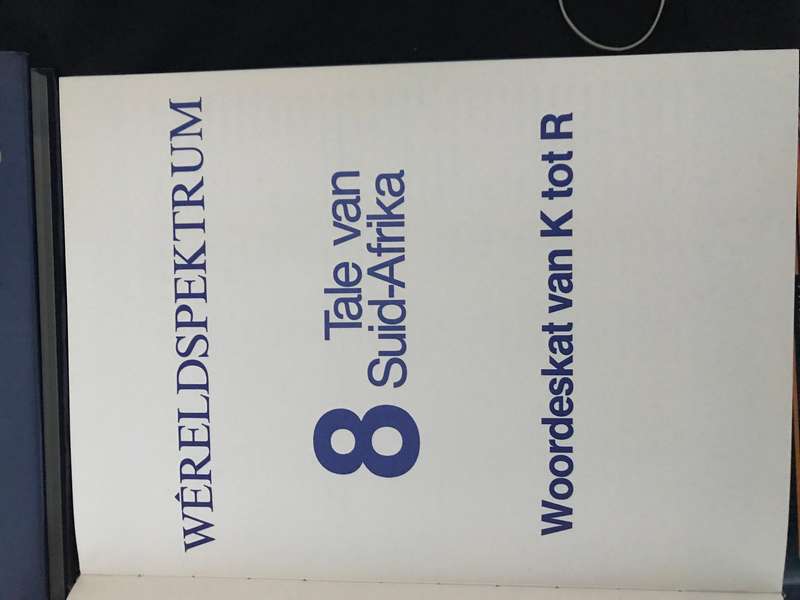 Wereldspektrum 8 Tale van Suid-Afrika Woordeskat 1, 2 en 3