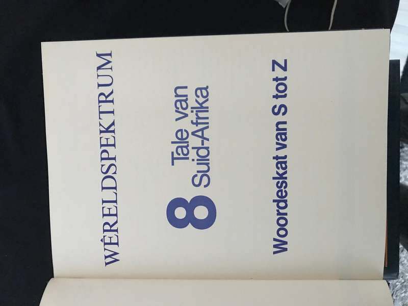 Wereldspektrum 8 Tale van Suid-Afrika Woordeskat 1, 2 en 3