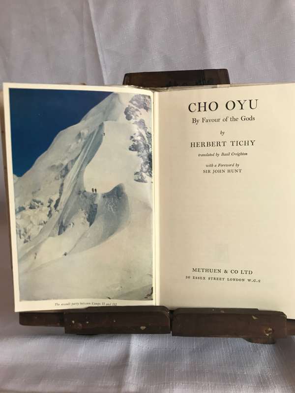Cho Oyu by Herbert Tichy 1957  36 plates inside Actual Climb of Mountain Experience Documented
